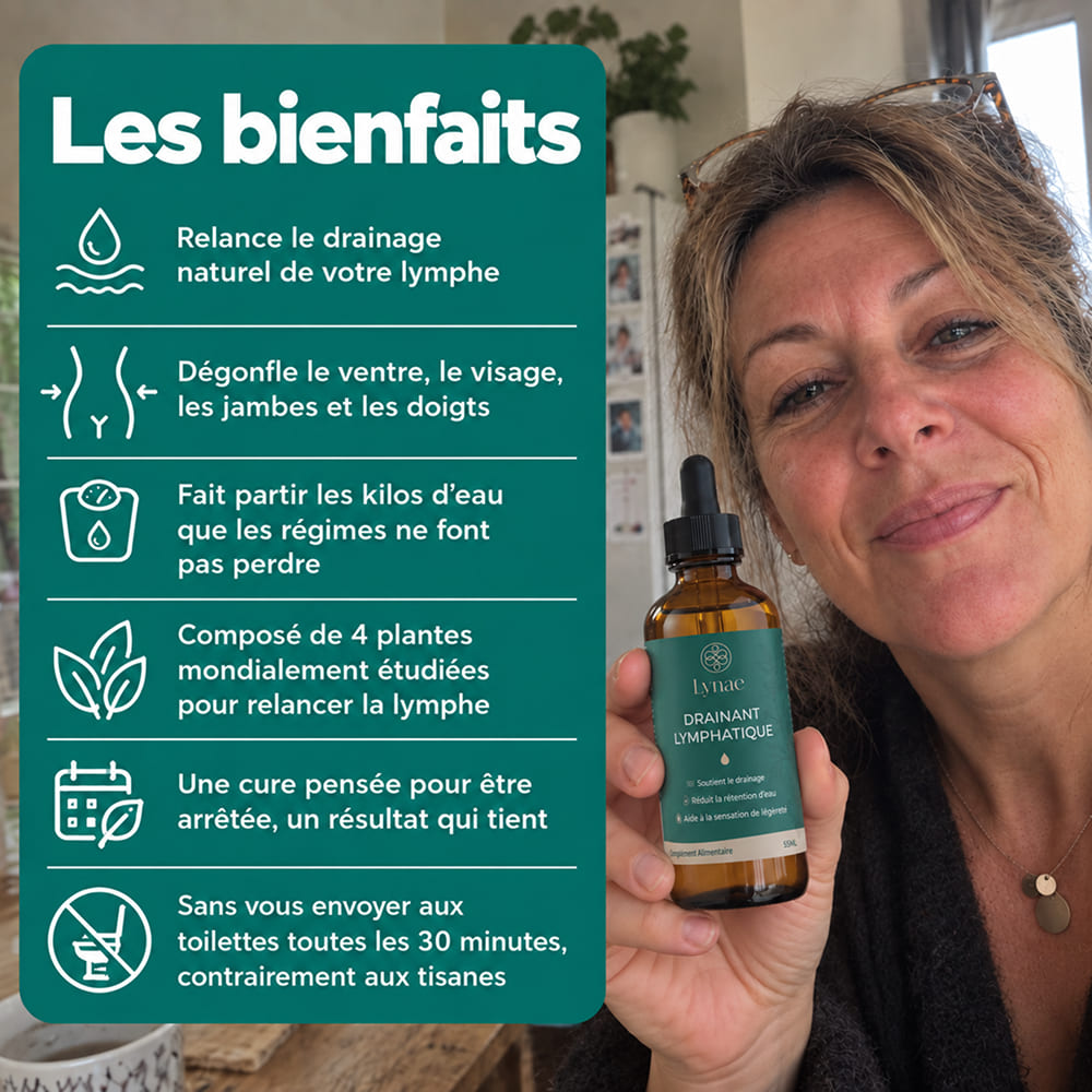 Lynae - Drainant Lymphatique - Ménopause